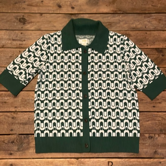 Anthropologie Maeve Kinsey cropped sweater sz Small - Picture 2 of 6